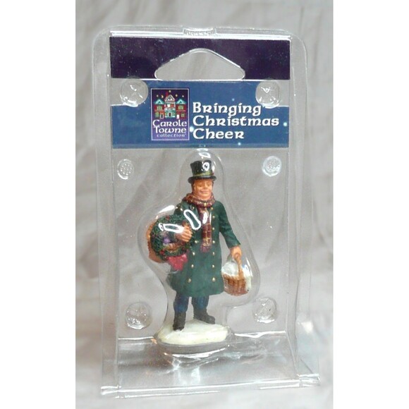 Lot 3 Lemax Christmas Village People - Gathering Ammunition, Bringing Cheer, Tim - Picture 3 of 8